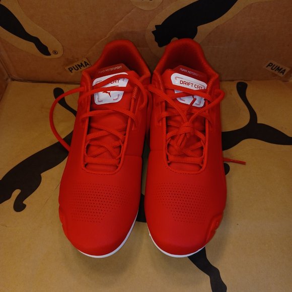 Puma Men's 11.5 SF Ferrari Drift Cat 8 Red [306818-02]  New in Box - Picture 6 of 12
